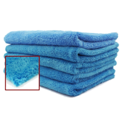 BLUE EDGELESS ULTRA PLUSH MICROFIBER TOWEL